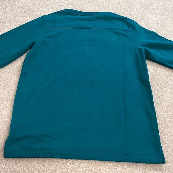 BOYS SIZE LARGE 14/16 LANDS END “Born to ski” SWEATER - Picture 9 of 11